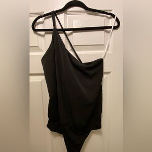 One shoulder bodysuit